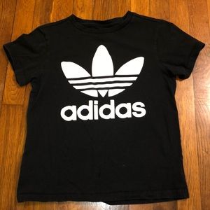 A black adidas shirt.